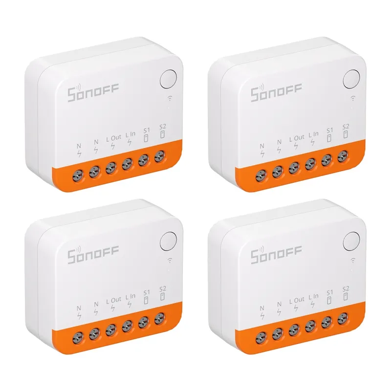 SONOFF MINIR4 (Extreme) Switch, 4-Pack